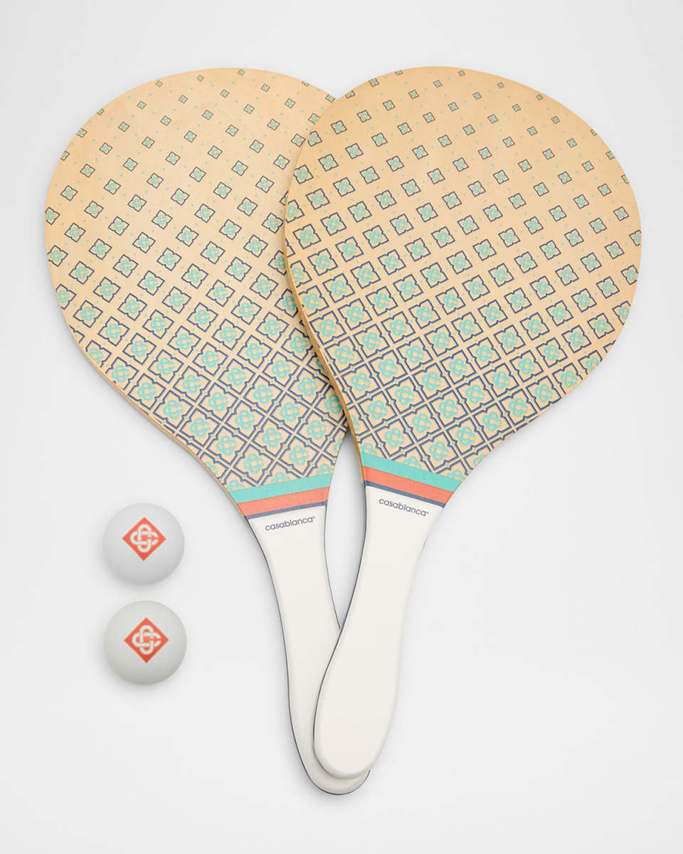 Men's Monogram Beach Bat and Ball Set